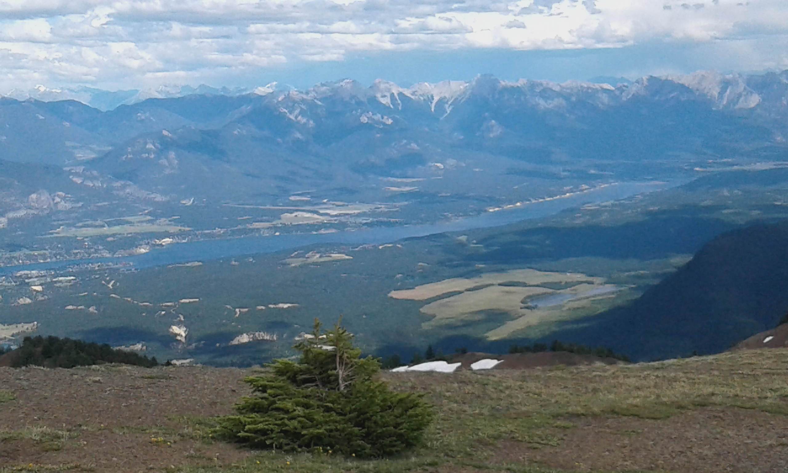 View over Lake Windermere from Summit
